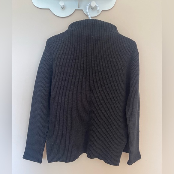 100% Organic Cotton Black Knit by ‘Paper Label’ - Picture 2 of 2